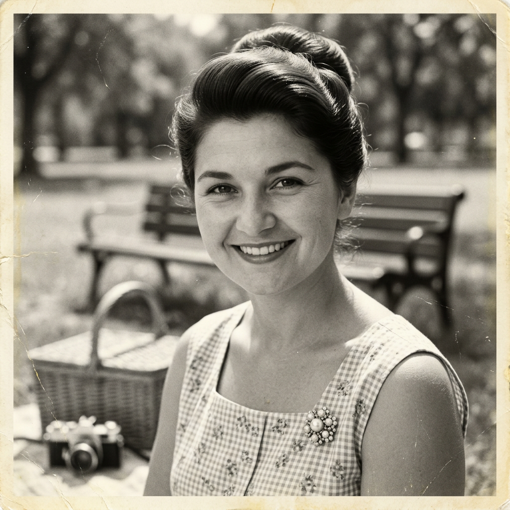 Marija Kovač u mladosti